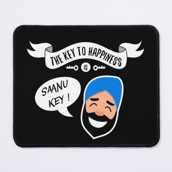 Item preview, The Key to Happiness is Saanu Key - Funny Indian Sikh designed and sold by mrhighsky.