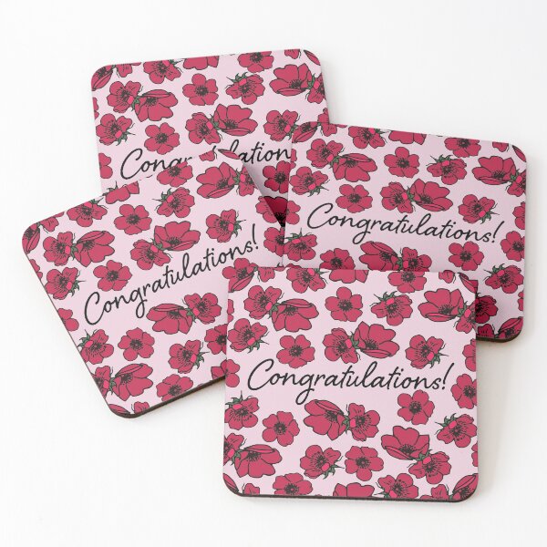 Item preview, Falling Poppies Congratulations! designed and sold by Emsimonsen.