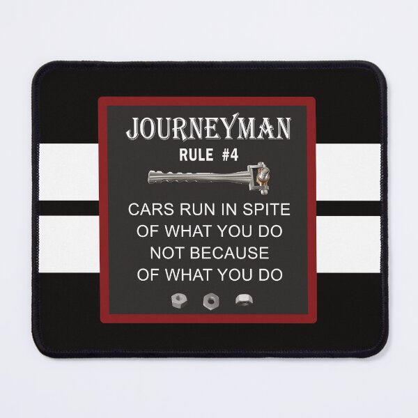 Item preview, Auto Mechanic Journeyman Rule #4 designed and sold by NoBonesLife.