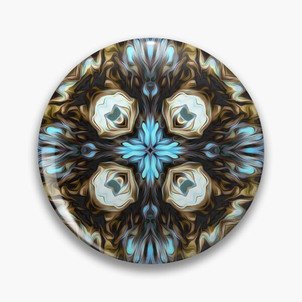 Item preview, Luxury, vintage, ornamental, teal, beige, white, pattern designed and sold by Svitac.