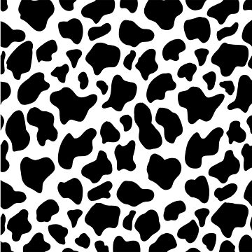 GOOD MOO Cows Lover Aesthetic Cow Print pattern Black and White