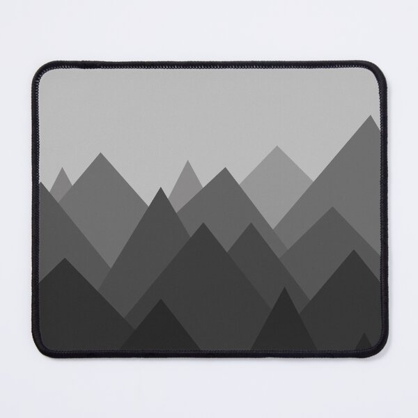 Item preview, Black and White Abstract Mountains designed and sold by DanaAndTheBooks.