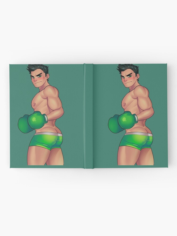 Sticker Beau jeune homme musclé avec des gants de boxe