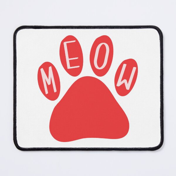 Item preview, Cat Paw Meow Red designed and sold by DanaAndTheBooks.