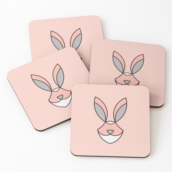 Item preview, Linear illustration of a rabbit's head designed and sold by Sneh Universe.