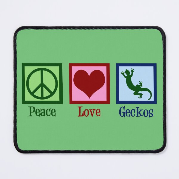 Item preview, Peace Love Geckos designed and sold by Epic Love Designs.