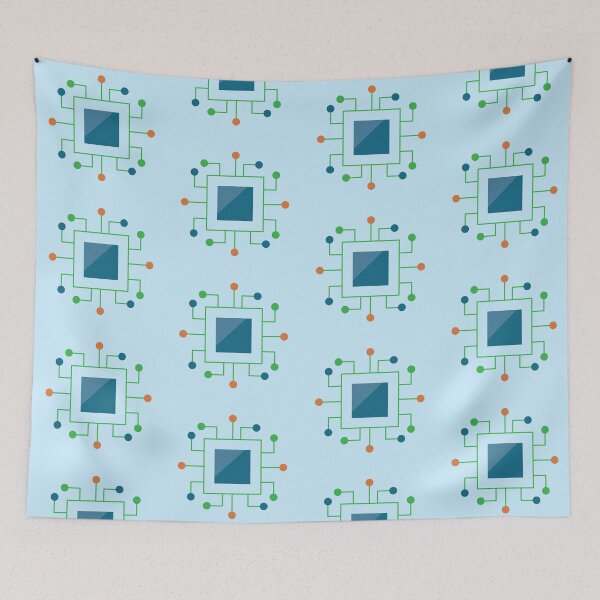 Item preview, Electronic Integrated Circuit art designed and sold by EngineersArt.