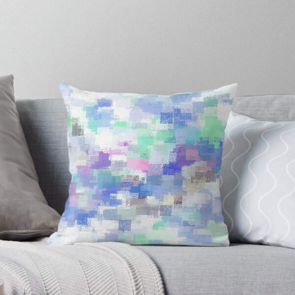 Item preview, Design 216 Blue Purple Squares designed and sold by artbylucie.