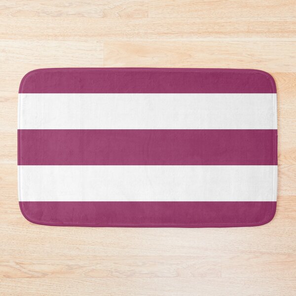 Item preview, Large MAROON RED and WHITE Horizontal STRIPES designed and sold by RachelMacht.