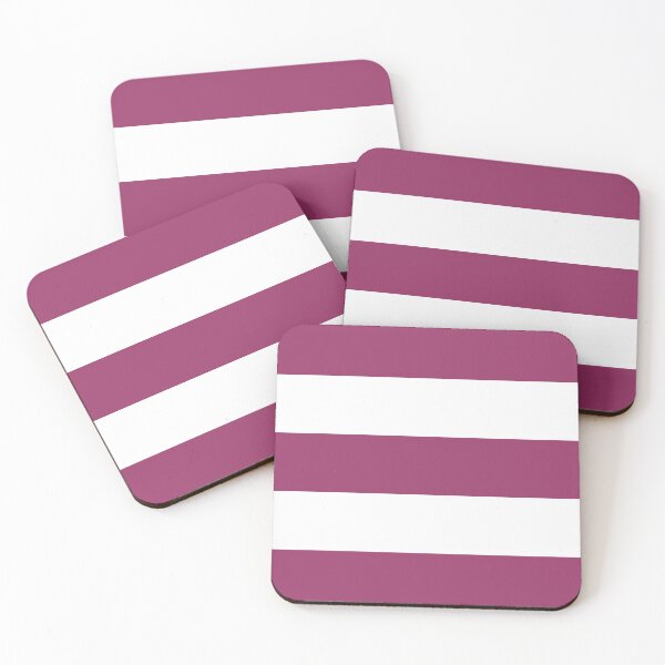 Item preview, Large MAROON RED and WHITE Horizontal STRIPES designed and sold by RachelMacht.