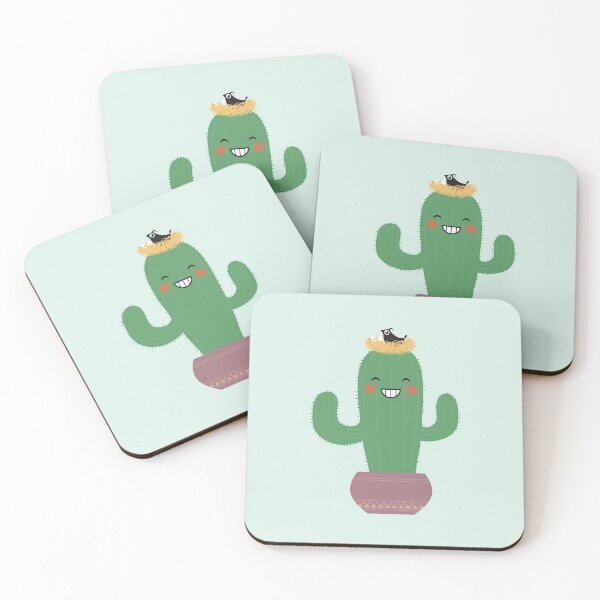 Item preview, Cute cartoon cacti succulent plant I designed and sold by TinyDoz.
