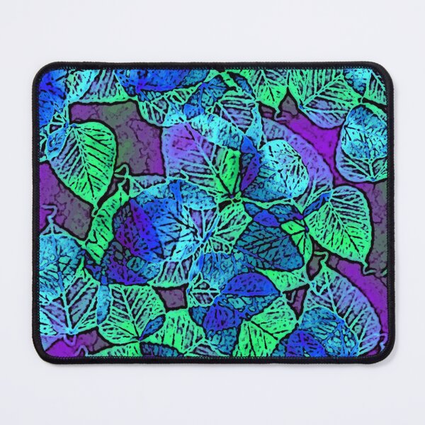 Item preview, Blue and Green Abstract Leaf Design designed and sold by SillaHoekstra.