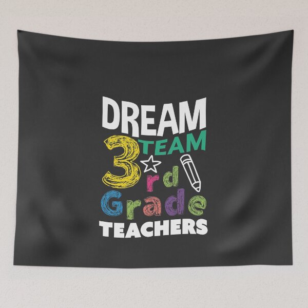 Item preview, Third Grade Squad, 3rd Grade Teachers Dream Team,Hello 3rd Grade Pattern | designed and sold by Boom-llqb.