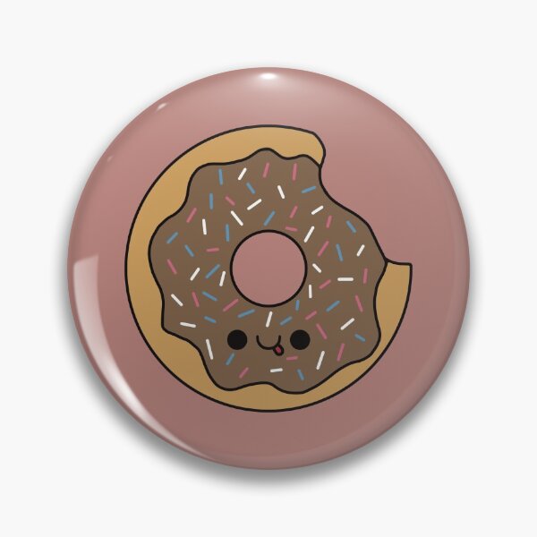 Item preview, Cute Chocolate Donut - Kawaii Donut designed and sold by KawaiiByDice.