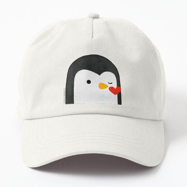 Penguin Kiss Emoji Dad Hat