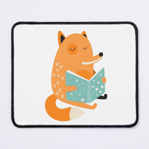 Item preview, reading fox designed and sold by Ludmila Pokhilko.