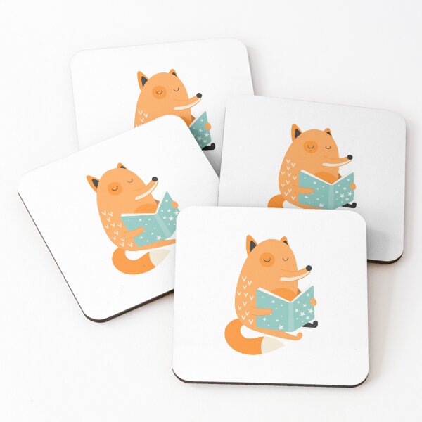 Item preview, reading fox designed and sold by Ludmila Pokhilko.