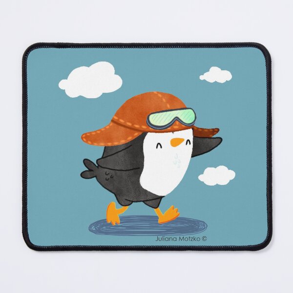 Penguin Aviator Mouse Pad