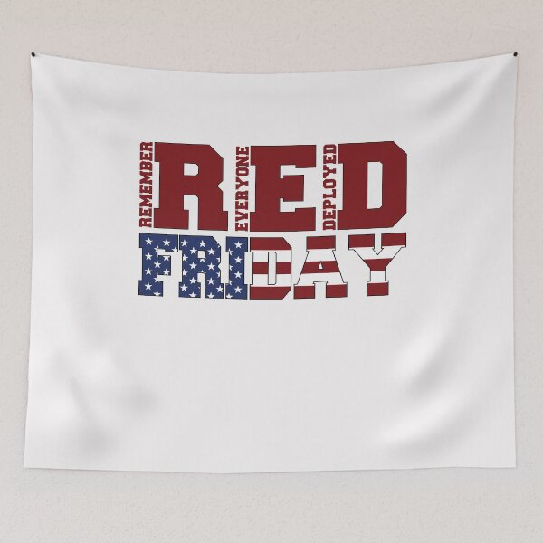 Item preview, red friday remember everyone deployed u.s. flag women designed and sold by clothesy7.