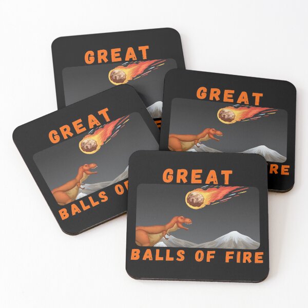 Item preview, Great Balls of Fire Dinosaur Chicxulub Meteor Extinction  designed and sold by MojaveTradePost.