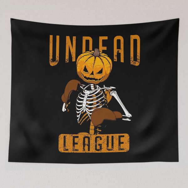 Item preview, Undead Boxing League Boxer Halloween Pumpkin Skeleton designed and sold by GrandeDuc.