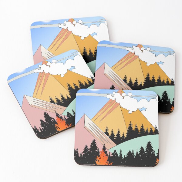 Item preview, simplistic mountains designed and sold by Catherine  Milchard.