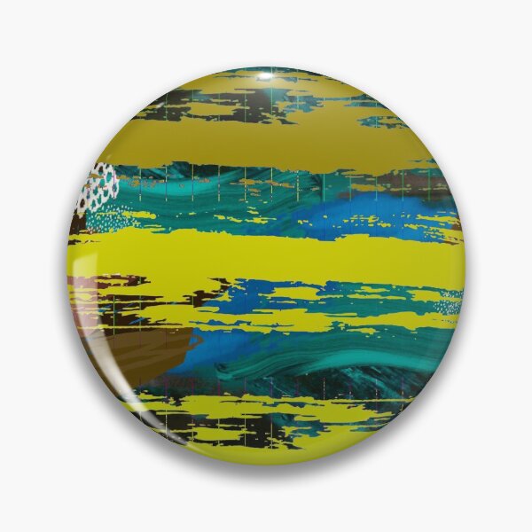 Item preview, Acrylic Stripped Brush Strokes Collage Patterned designed and sold by Designs By YL.