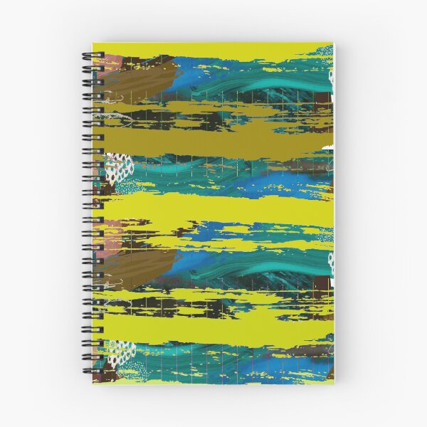 Item preview, Acrylic Stripped Brush Strokes Collage Patterned designed and sold by Designs By YL.