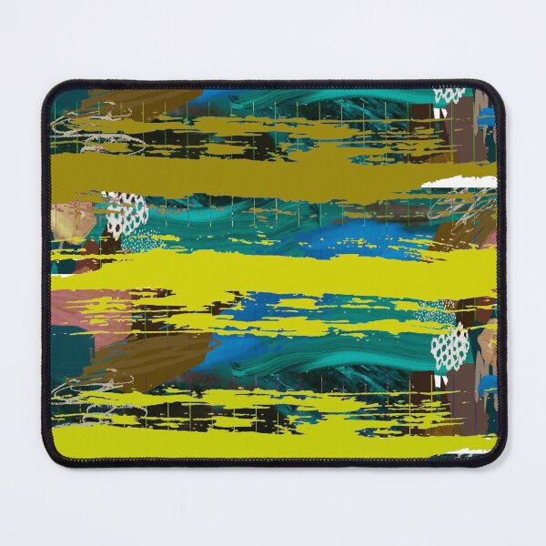 Item preview, Acrylic Stripped Brush Strokes Collage Patterned designed and sold by Designs By YL.