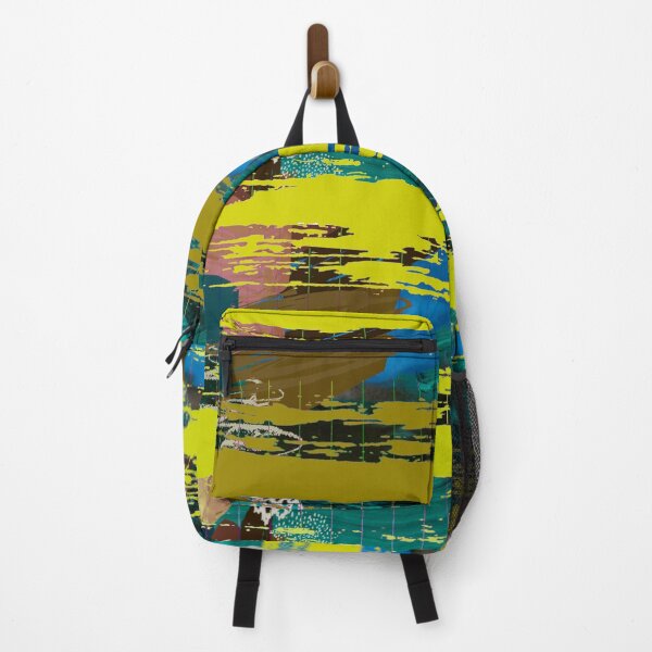 Item preview, Acrylic Stripped Brush Strokes Collage Patterned designed and sold by Designs By YL.