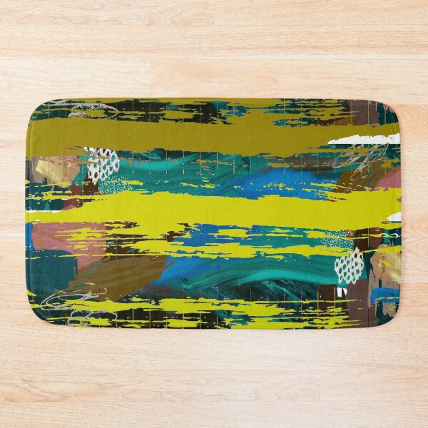 Item preview, Acrylic Stripped Brush Strokes Collage Patterned designed and sold by Designs By YL.