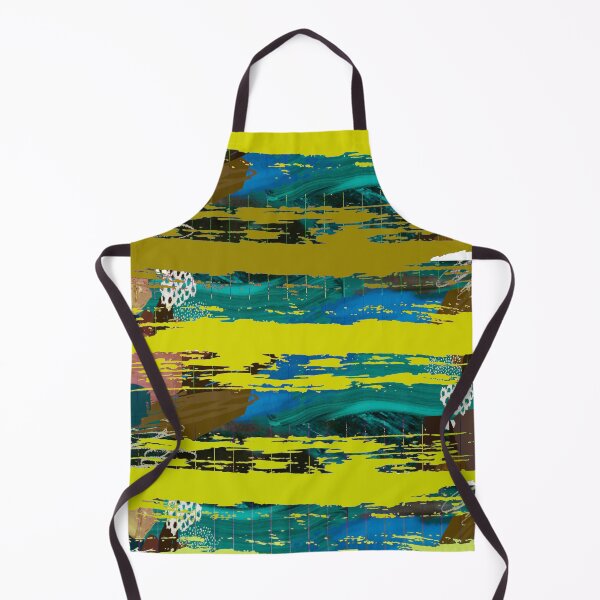 Item preview, Acrylic Stripped Brush Strokes Collage Patterned designed and sold by Designs By YL.