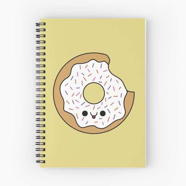 Item preview, Cute Vanilla Donut - Kawaii Donut designed and sold by KawaiiByDice.