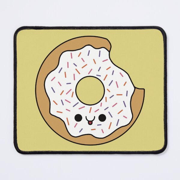 Item preview, Cute Vanilla Donut - Kawaii Donut designed and sold by KawaiiByDice.