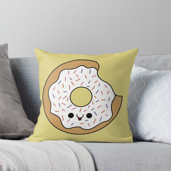 Item preview, Cute Vanilla Donut - Kawaii Donut designed and sold by KawaiiByDice.