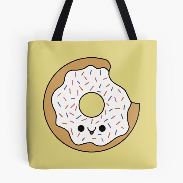 Item preview, Cute Vanilla Donut - Kawaii Donut designed and sold by KawaiiByDice.
