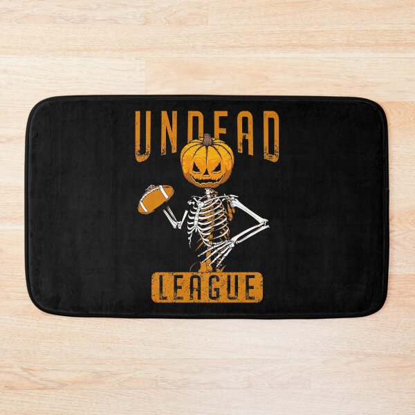 Item preview, Undead Football League Player Halloween Pumpkin Skeleton designed and sold by GrandeDuc.
