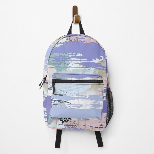 Item preview, Acrylic Stripped Brush Strokes Collage Patterned designed and sold by Designs By YL.