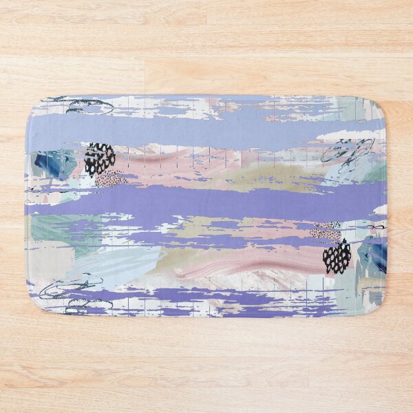 Item preview, Acrylic Stripped Brush Strokes Collage Patterned designed and sold by Designs By YL.