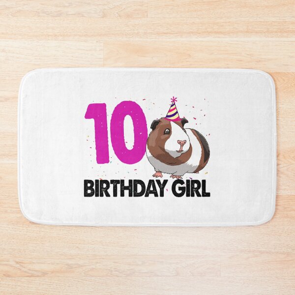 Item preview, Birthday Girl 10 Guinea Pig designed and sold by Bendthetrend.
