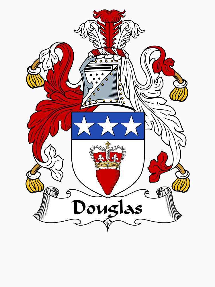 "Douglas Coat of Arms / Douglas Family Crest" Tshirt by