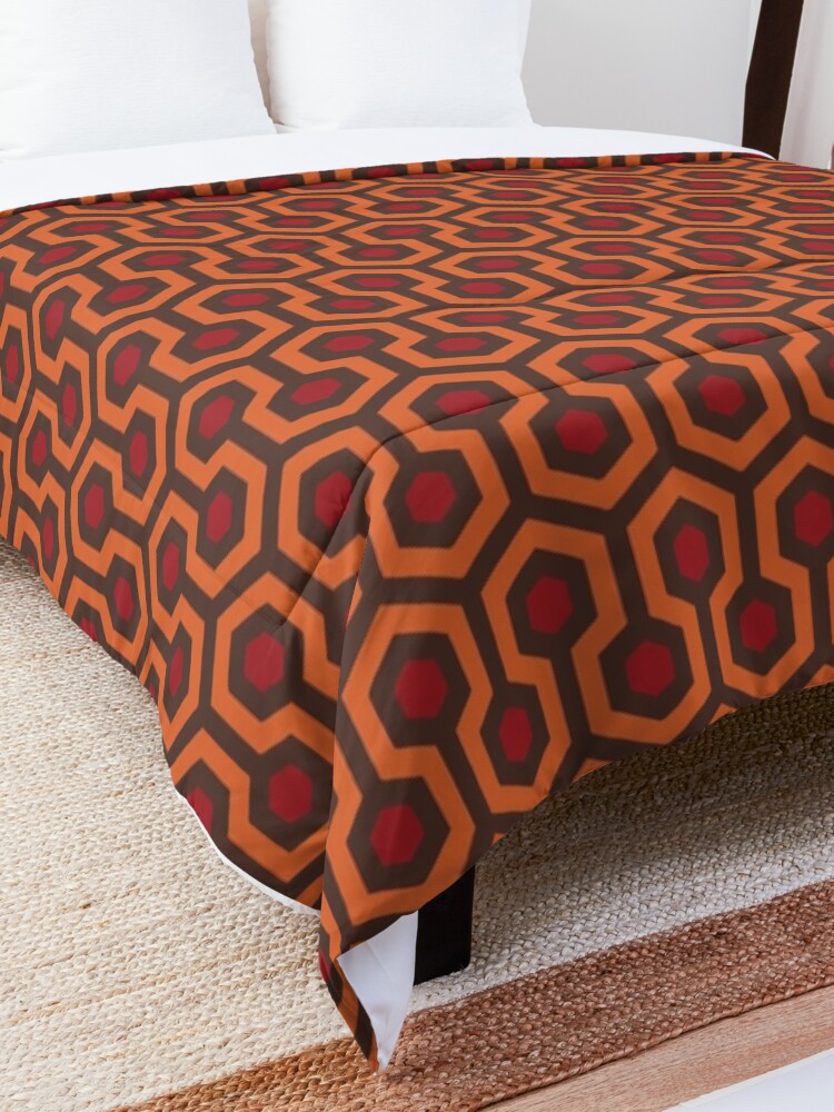 Alternate view of REDRUM Overlook Hotel Carpet The Shining Comforter