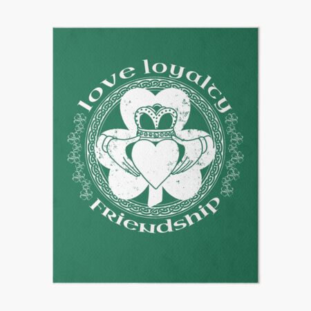 "Irish Claddagh Ring Symbol Love Loyalty Friendship Celtic Knot