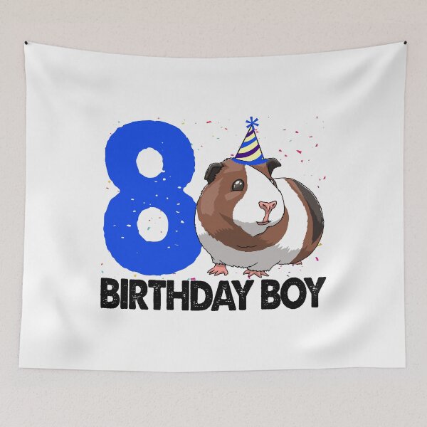 Item preview, Birthday Boy 8 Guinea Pig designed and sold by Bendthetrend.