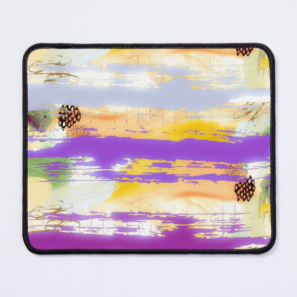 Item preview, Acrylic Stripped Brush Strokes Collage Patterned designed and sold by Designs By YL.