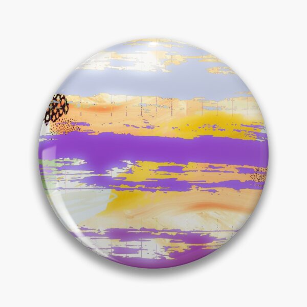 Item preview, Acrylic Stripped Brush Strokes Collage Patterned designed and sold by Designs By YL.