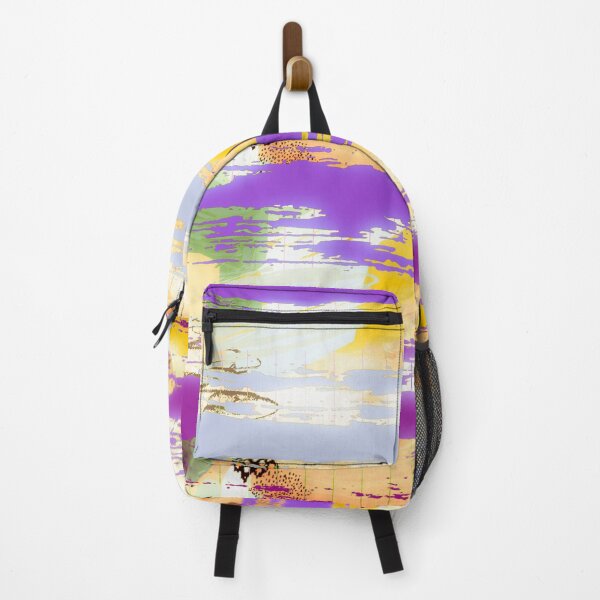 Item preview, Acrylic Stripped Brush Strokes Collage Patterned designed and sold by Designs By YL.