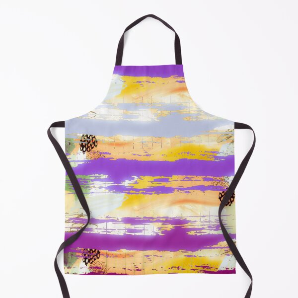 Item preview, Acrylic Stripped Brush Strokes Collage Patterned designed and sold by Designs By YL.