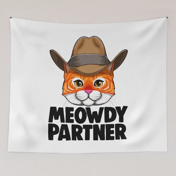 Item preview, Meowdy Cat Partner designed and sold by Bendthetrend.