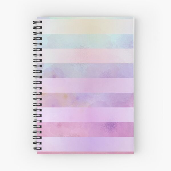 Item preview, Abstract Rainbow Flowers Watercolor And Ribbon Stripes In Shades of Pink designed and sold by IZiets.
